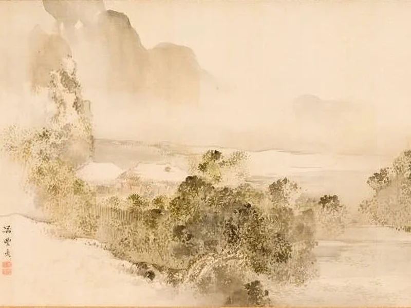 1773-Okamoto Toyohiko - Nebbia estiva